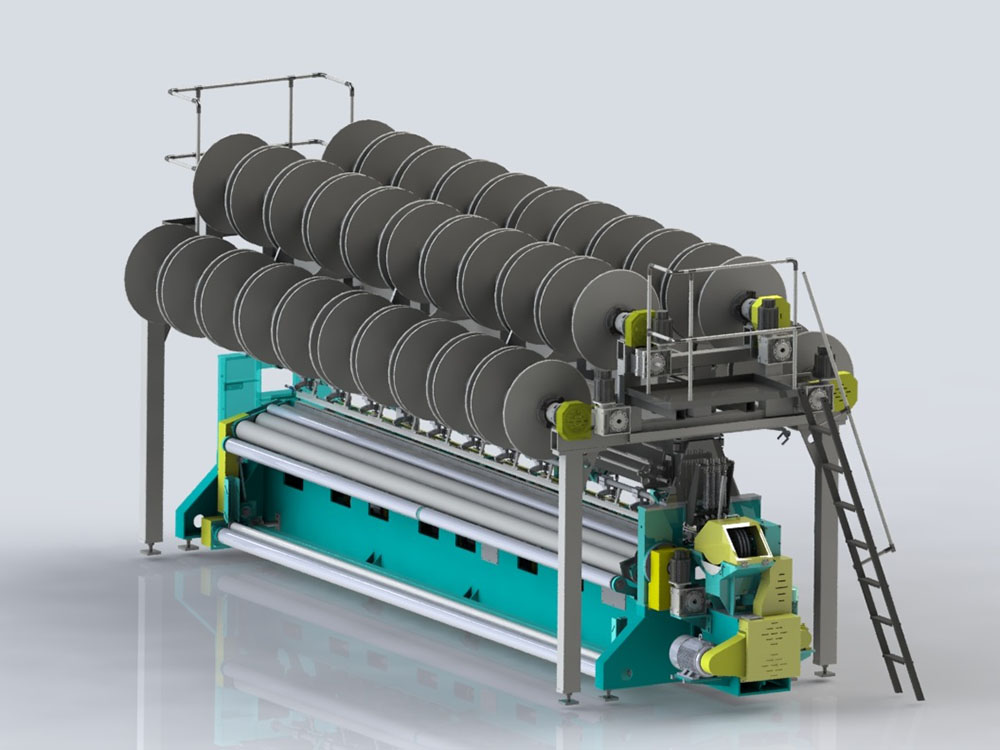 HCHD-Ⅱ數(shù)控網(wǎng)眼織物經編機